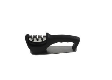 Two Stage Handle Knife Sharpener With Non - Skid Rubber For Pocket Knife