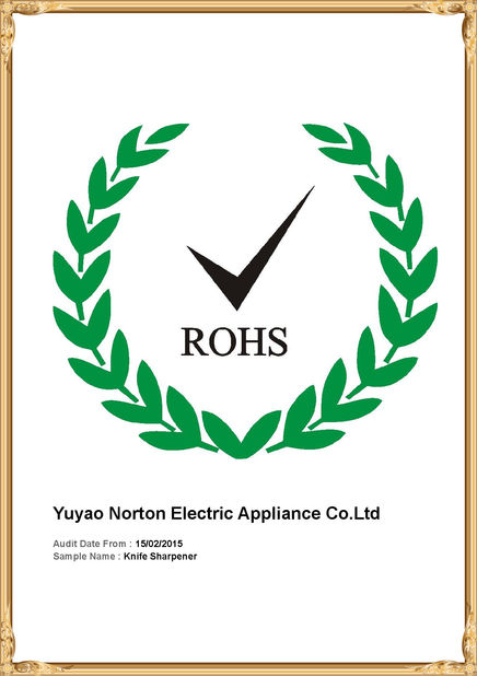 China Yuyao Norton Electric Appliance Co., Ltd. zertifizierungen