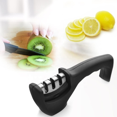 Tungsten Steel 3 Stage Knife Sharpener , Work Sharp Knife Sharpener For Housewife