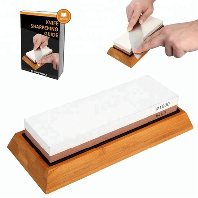 Home Whetstone Sharpening Stone , 1000 3000 Grits White Corundum Sharpening Stone